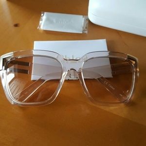 CHLOE Sunglasses Pink Champagne - Blush + Gold